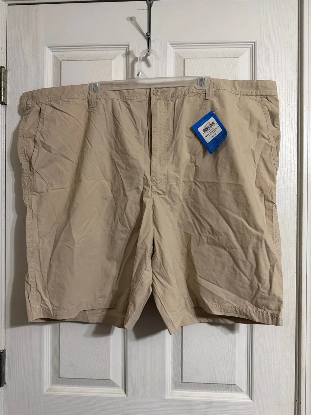 Men's Flat Front Casual Shorts - Beige